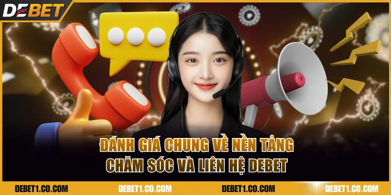Đánh giá chung về nền tảng chăm sóc và liên hệ DEBET