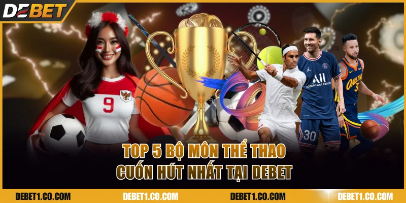 Top 5 bộ môn thể thao DEBET thu hút nhất
